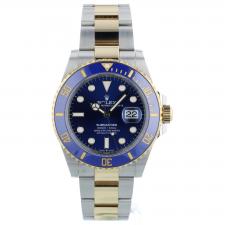 Gents Rolex Submariner Date 126613LB 18ct Yellow Gold Stainless Steel case with Blue dial