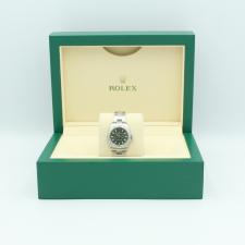 Ladies Rolex DateJust 28 176200 Steel case with Green dial