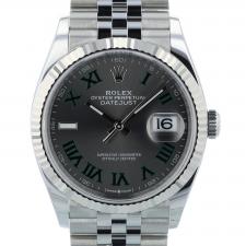Gents Rolex DateJust 36 126234 Stainless Steel case with Wimbledon dial