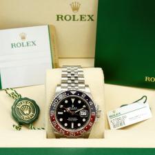 Gents Rolex GMT Master II 126710BLRO Stainless Steel case with Black dial