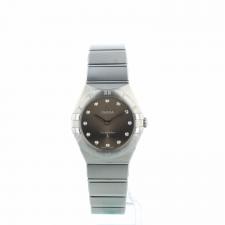 Ladies Omega Constellation 13110286056001 Steel case with Grey dial