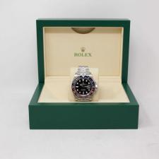 Gents Rolex GMT Master II 126710BLRO Steel case with Black dial