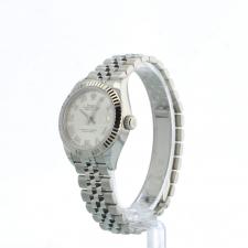 Ladies Rolex DateJust 28 279174 Steel case with Silver dial