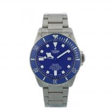 Gents Tudor Pelagos 25600TB Titanium case with Blue dial