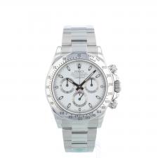 Gents Rolex Daytona 116520 Steel case with White dial