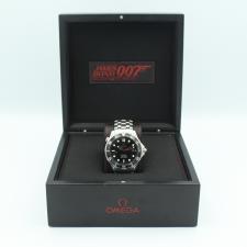 Gents Omega Seamaster James Bond 21230412001001 Steel case with Black dial