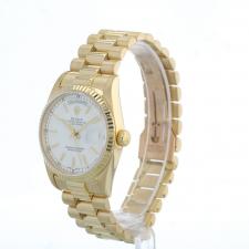 Gents Rolex Day Date 18238 18ct Yellow Gold case with White dial