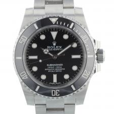 Gents Rolex Submariner Non Date 114060 Steel case with Black dial