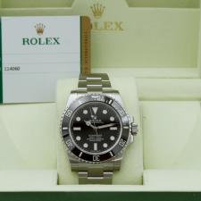 Gents Rolex Submariner Non Date 114060 Steel case with Black dial