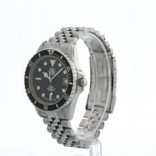 Gents Tag Heuer 1000 980.013L Steel case with Black dial