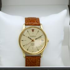 Gents Omega Constellation 198003 18ct Yellow Gold case with Gilt dial