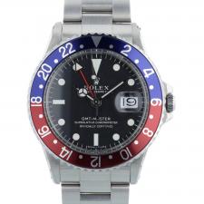 Gents Rolex GMT Master 1675 Steel case with Black dial