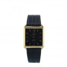 Gents Omega DeVille 1061 G/P case with Black dial