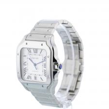 Gents Cartier Santos WSSA0018 Steel case with Silver dial
