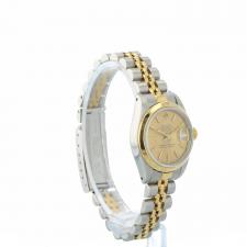 Ladies Rolex Datejust 18ct Yellow Gold Stainless Steel case with Gilt dial