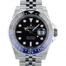 Gents Rolex GMT Master II 126710BLNR Stainless Steel case with Black dial