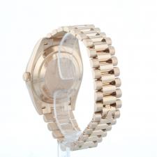 Gents Rolex Day Date 40 228235 18ct Rose Gold case with Olive dial