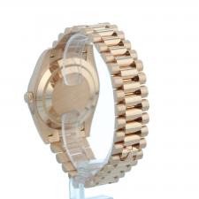 Gents Rolex Day Date 40 228235 18ct Rose Gold case with Green dial