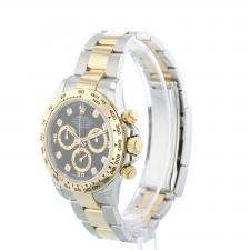 Gents Rolex Daytona 116503 18ct Yellow Gold Stainless Steel case with Black Diamond dial