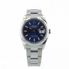 Gents Rolex Datejust 36 126200 Oystersteel case with Blue dial