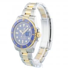Gents Rolex Submariner Date 116613LB 18ct Yellow Gold Stainless Steel case with Blue dial