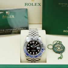 Gents Rolex GMT Master II 126710BLNR Stainless Steel case with Black dial