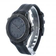 Gents Omega Seamaster 21092442001003 Black Ceramic case with Black Wave dial