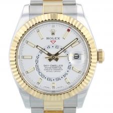 Gents Rolex Sky Dweller 326933 18ct Yellow Gold   Stainless Steel case with White dial