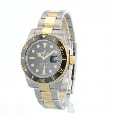 Gents Rolex Submariner Date 116613LN 18ct Yellow Gold   Stainless Steel case with Black dial