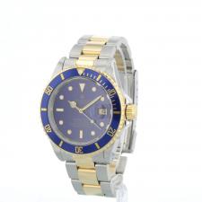 Gents Rolex Submariner Date 16613 18ct Yellow Gold   Stainless Steel case with Blue dial