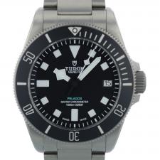 Gents Tudor Pelagos 2543C1A7NU Titanium case with Black dial