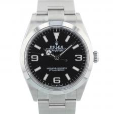 Gents Rolex Explorer 124270 Steel case with Black dial