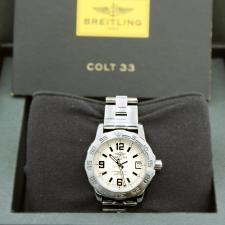 Ladies Breitling Colt A7738711/G744 Steel case with Silver dial