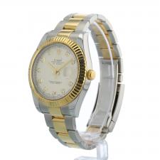 Gents Rolex Datejust II 116333 18ct Yellow Gold   Stainless Steel case with Ivory Diamond dial