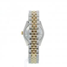 Ladies Rolex DateJust 31 178273 18ct Yellow Gold Stainless Steel case with Gilt Diamond dial