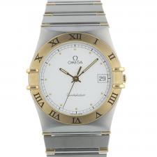 Gents Omega Constellation 1310.20.00 18ct Yellow Gold   Stainless Steel case with White dial