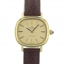 Ladies Omega DeVille 5110505 G/P case with Gilt dial