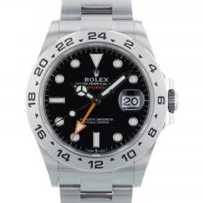 Gents Rolex Explorer II 226570 Stainless Steel case with Black dial