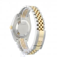 Gents Rolex Datejust 126333 18ct Yellow Gold   Stainless Steel case with Black Diamond Set  dial