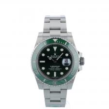 Gents Rolex Submariner Date 116610LV Stainless Steel case with Green dial