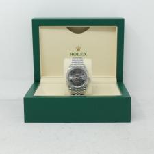 Gents Rolex Datejust 41 126334 Steel case with Wimbledon dial