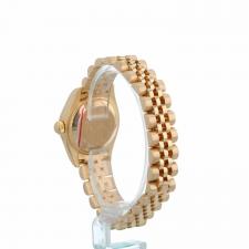 Ladies Rolex DateJust 179165 18ct Rose Gold case with Black dial