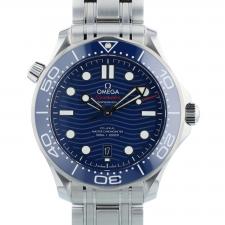 Gents Omega Seamaster 21030422003001 Steel case with Blue Wave dial