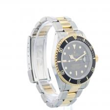 Gents Rolex Submariner Date 16613 18ct Yellow Gold Stainless Steel case with Black dial