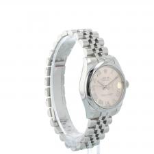 Ladies Rolex DateJust 31 178240 Steel case with Pink dial