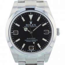 Gents Rolex Oyster Perpetual 214270 Steel case with Black dial