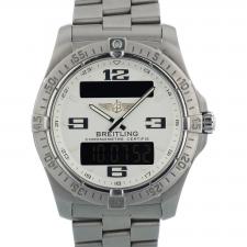 Gents Breitling Aerospace Avantage E7936210 Titanium case with Silver dial