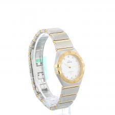 Ladies Omega Constellation 131.20.28.60.55.002 18ct Yellow Gold   Stainless Steel case with MOP Diamond dial