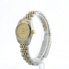 Ladies Rolex DateJust 79173 18ct Yellow Gold   Stainless Steel case with Gilt dial