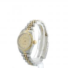 Ladies Rolex DateJust 69173 18ct Yellow Gold Stainless Steel case with Champagne dial